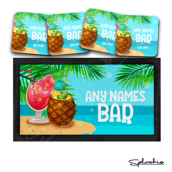 Personalised Bar Set - Tropical Cocktail