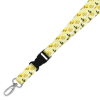 Double Breakaway Lanyard - Lemon Stripes
