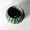 The Ovire Planter Pot with Drainage Tray & Stand Included - Matte Dark Green - 3"