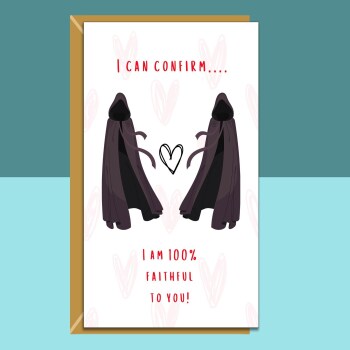 Funny Traitor's Valentines or Birthday Card For Him or Her - Personalised - Cute Love Card for Boyfriend, Girlfriend, Husband, Wife, Fiance
