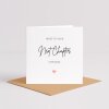 Personalised Leaving Card &ndash; Here&rsquo;s To Your Next Chapter &ndash; Farewell Card, Leaving Work Card, Goodbye Colleague Gift UK - Smooth No Message - Kraft Brown
