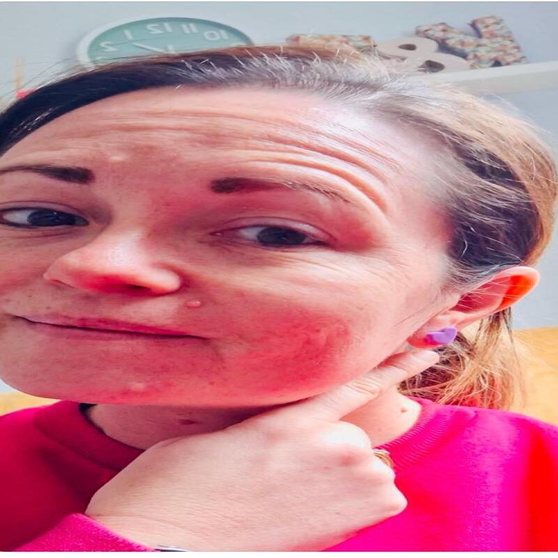 Handmade Colorful Polymer Clay Heart Stud Earrings, Hypoallergenic