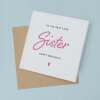 Birthday Card For Sister Happy Birthday Card For Sister Best Sister Ever Card Birthday Card For Sister - Square (5.5x5.5) / Blank Inside