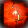 Gentleman Jack  - Copper frame Bottle table lamp - Original - Upcycled - Man/She Cave - Fathers/Mother Day - Gifts For Him/Her