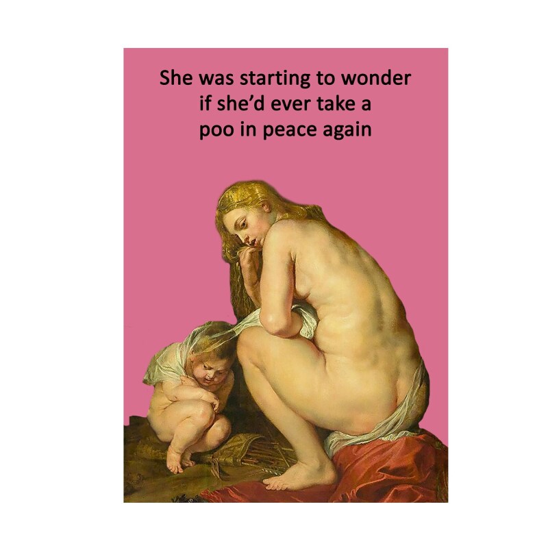 Poo in Peace funny birthday card greetings rude