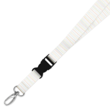 Double Breakaway Lanyard - Pastel Hand Drawn Lines