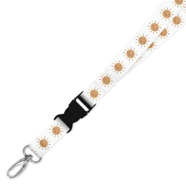 Double Breakaway Lanyard - Smiling Sunshine