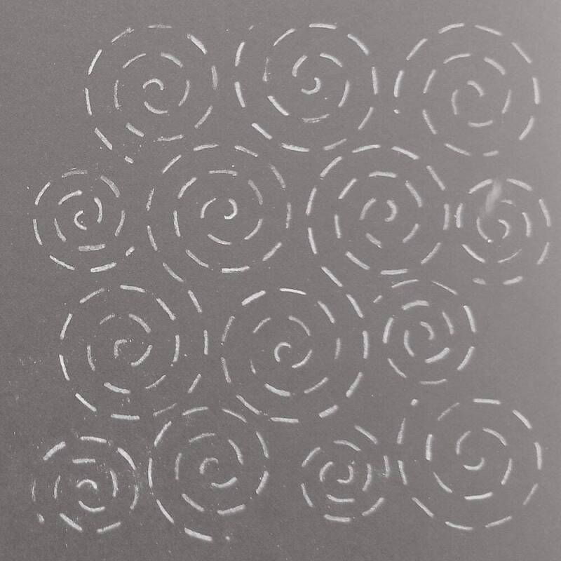 Sashiko Templates Circular | Visible Mending | Quilting and Sewing Templates | Reuseable Mending Stencils