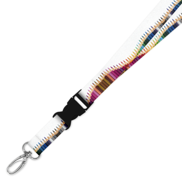 Double Breakaway Lanyard - Coloured Pencils
