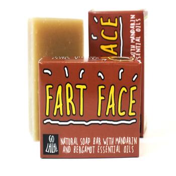 Fart Face Soap | Mandarin and Bergamot | Funny Gift | Stocking Filler | Secret Santa | Valentine |