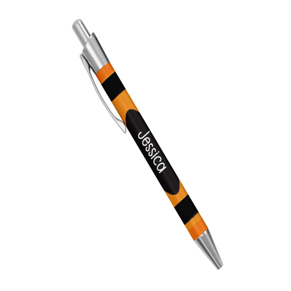 Personalised Teacher Pen - Crayon Monogram - Standard Retractable Ballpoint Pen