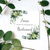 Personalised Thank You For Being My Bridesmaid Card