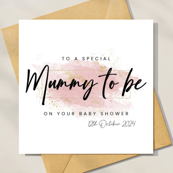 Baby Shower Card | Mummy to be card, Happy baby shower, New Mum card, Mum to be, Mummy to be, New baby card, Personalised Baby Shower Card