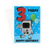 Happy 3rd Birthday Robot Card For A Boy - A5 Portrait - 1 Card