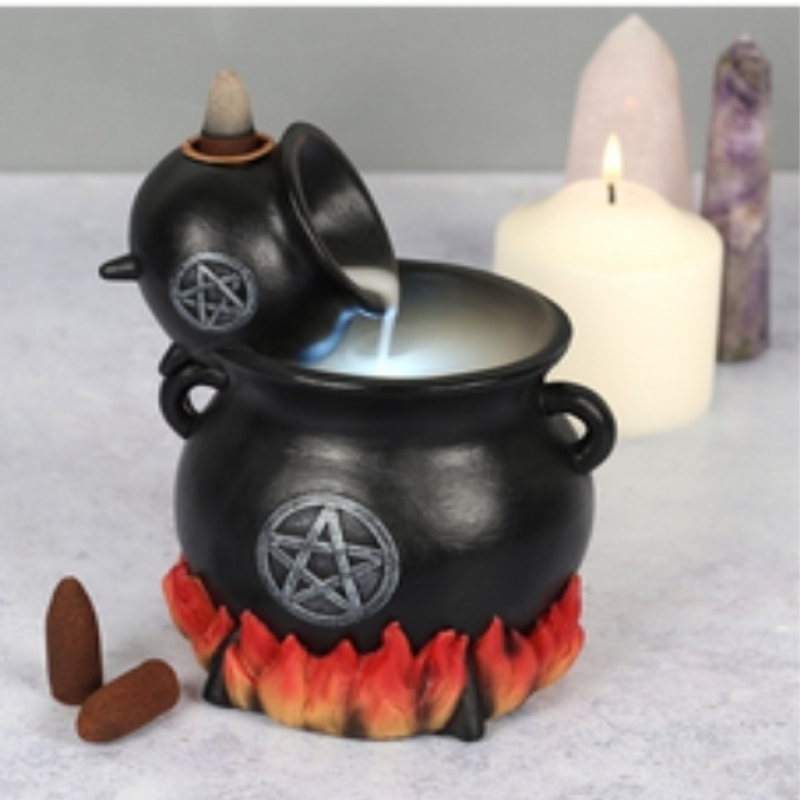 Pouring Cauldron Backflow Burner