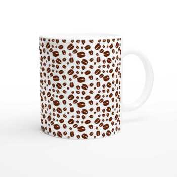 Coffee Bean Pattern Mug