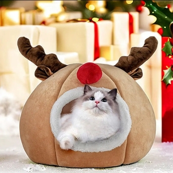 Christmas Reindeer Pet Bed