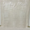 Wedding Table Plan / Seating Plan / A2 Acrylic Sign / Personalised Sign / Acrylic Seating Plan / Welcome To The Wedding / - Gold