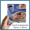 Funny Card Set - Minimiam Adventures in Patisserie - Tiny People Food Photography - Gru&szlig;karten Set UK