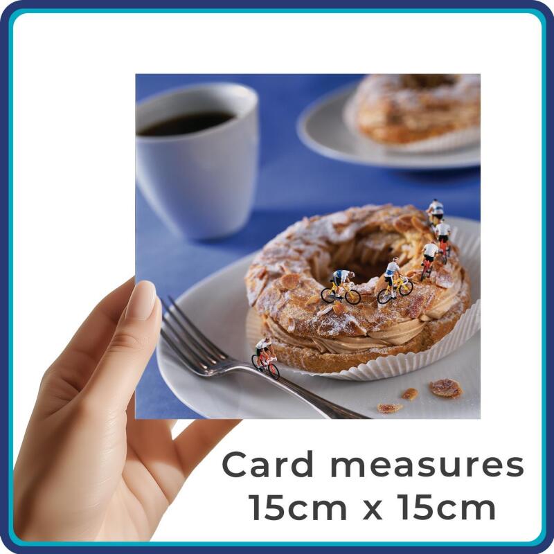 Funny Card Set - Minimiam Adventures in Patisserie - Tiny People Food Photography - Gru&szlig;karten Set UK