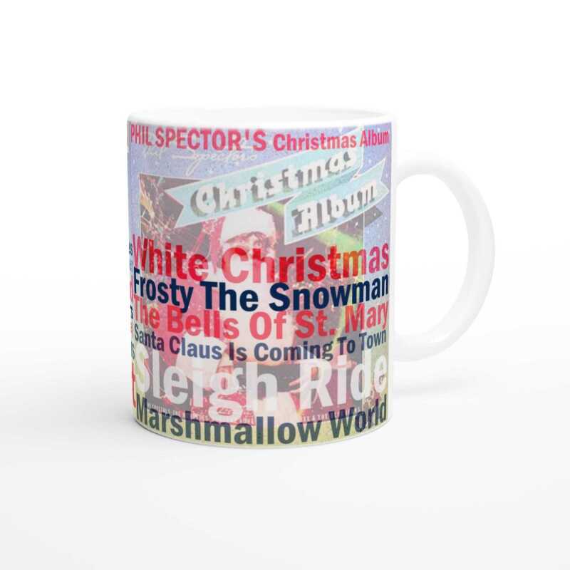 Phil Spector Christmas Album Track Mug - Ceramic White