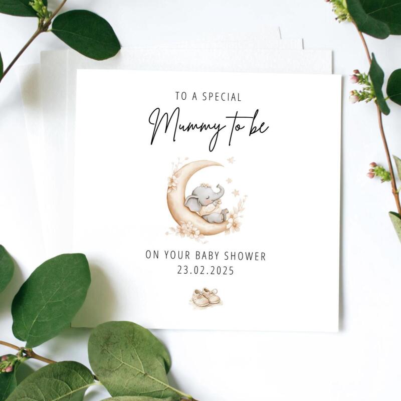 Baby Shower Card, Mummy To Be Card