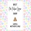 MOTHER'S DAY card from the dog. funny mother's day card, card from the dog, card from the dogs, best dog mum, ball thrower, 7 designs - DOG MUMMY