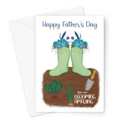 Gardening Father's Day Card For Dad