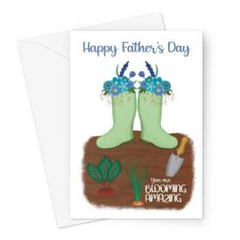 Gardening Father's Day Card For Dad
