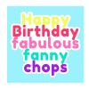Birthday Card | Fanny Chops | Square card