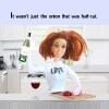 Doll Coaster | Half-cut | Funny coaster for her | drink | Wine coaster | tea | coffee | gift
