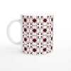 Star Tile Pattern Mug - Ceramic White