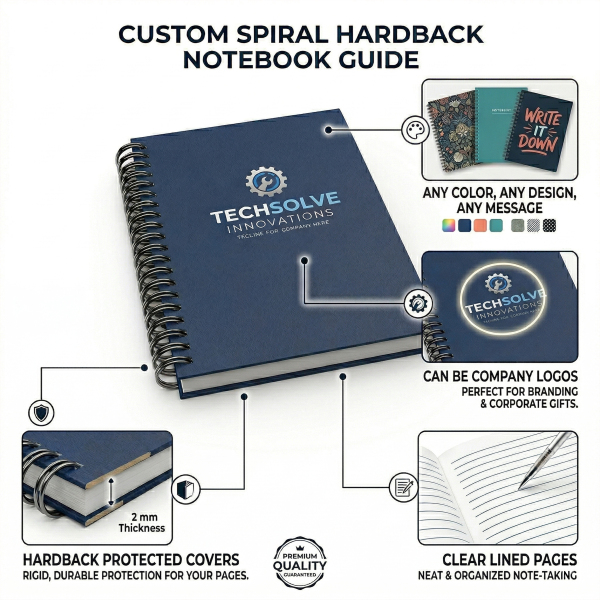 Personalised A5 Notebook - Custom Logo/Design