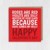 Moisten up your flaps because here comes my willy rude, funny Valentine's Day card for wife, girlfriend, partner (Size A6/A5/A4/Square 6x6") - A6: Single card