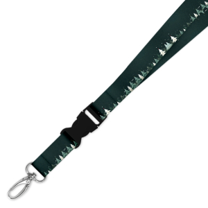 Double Breakaway Lanyard - Christmas Trees