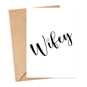 Wedding Card - Wifey