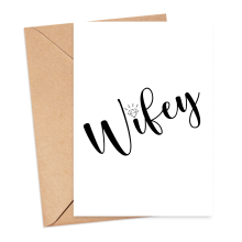 Wedding Card - Wifey - Small (A6)