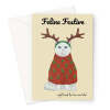 Funny Christmas Card For Cat Lover - A5 Portrait - 1 Card