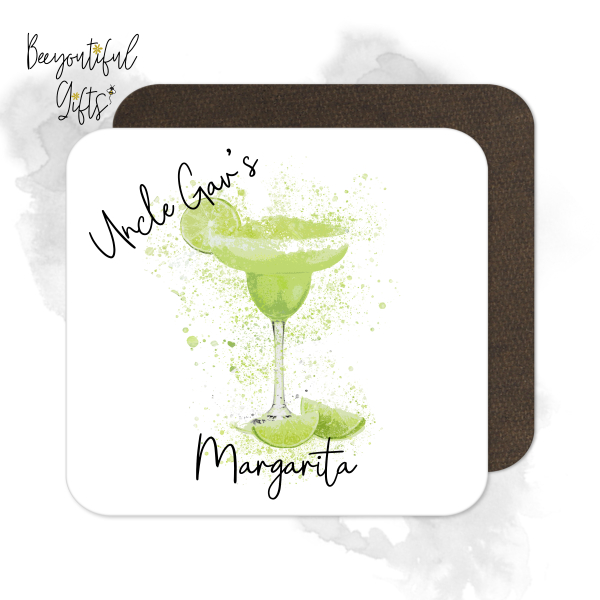 Personalised Margarita Coaster with Splash Effect