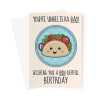 Cute Bao Bun Birthday Card - Asian Food - A5 Portrait - 1 Card