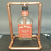 Jack Daniels - Copper frame Bottle table lamp - Original - Upcycled - Man Cave - Fathers Day - Gifts For Him - lighting