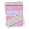 Happy birthday Babes, a fun and feminine birthday card with a gorgeous printed envelope - 12 x 17cm and blank inside - made in the UK