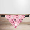 Pink Eggs & Bunnies Easter Dog/Puppy Bandana - Small - 12x17cm (Strap: 25cm - 40cm)