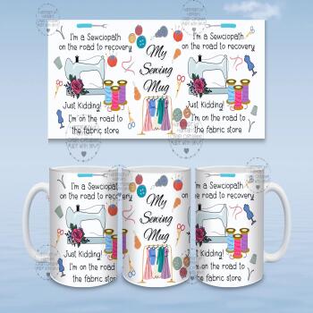 Stitch & Sip in Style: Unique Handmade Sewing Mug