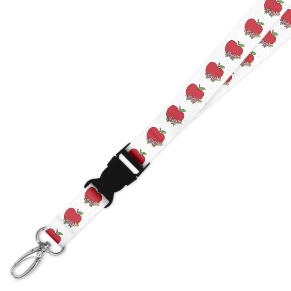 Double Breakaway Lanyard - Floral Apple