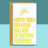 50th Birthday Card - Personalised inside if required - For Him or For Her - Perfect greetings card for someone turning 50 years old - Blank inside - Regular - Matte