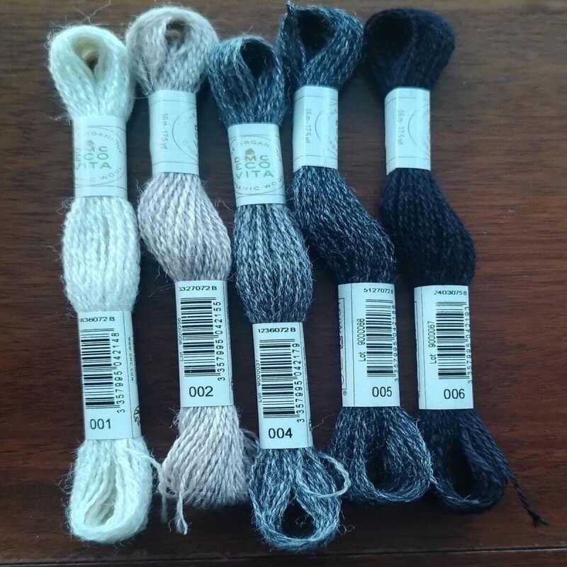 DMC Eco Vita Crewel Wool Embroidery Thread - 001