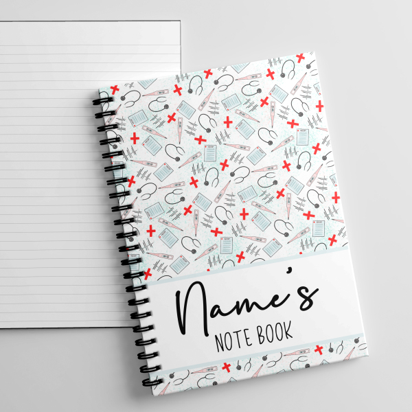 Personalised A5 Notebook - Nurse Doctor Medical Care