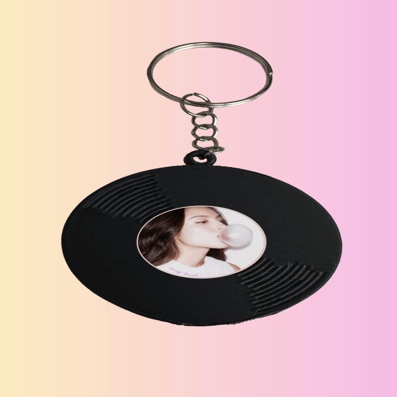 Olivia Rodrigo Vinyl Keyrings / Keychains - The Cure - You Seem Pretty Sad
