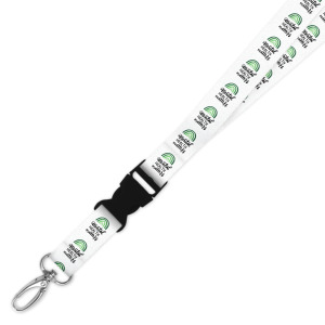 Double Breakaway Lanyard - Mental Health Matters Rainbow